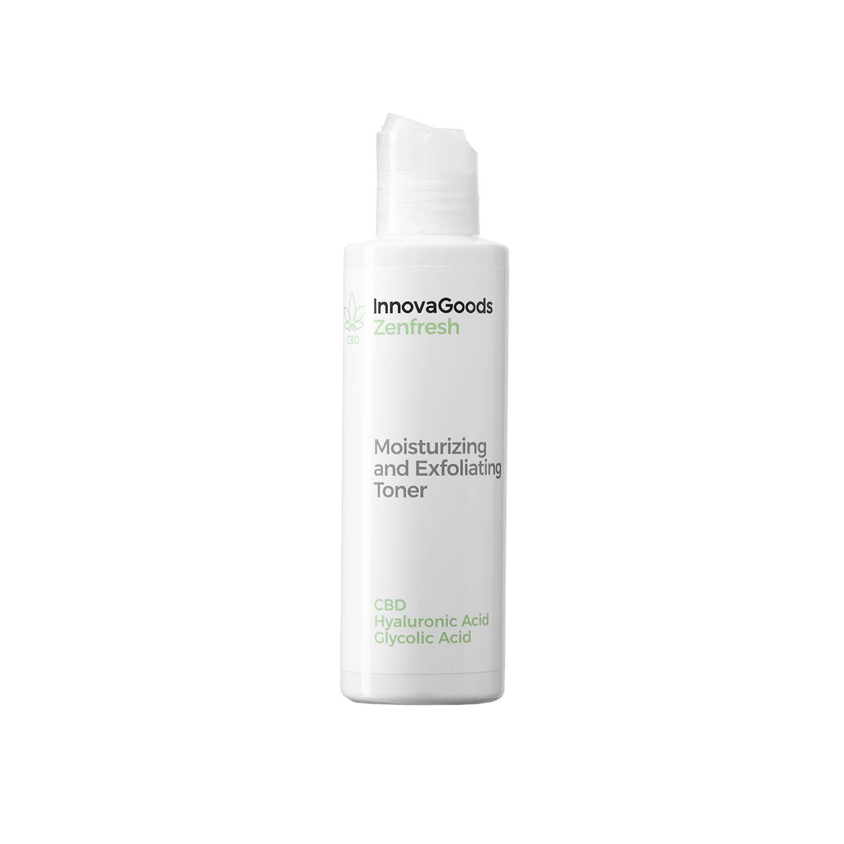 InnovaGoods Elektrisches Gesichts-Sauna-Pack, CBD Zenpure Gesichtsreiniger 200 ml, CBD Zenfresh Toner 150 ml