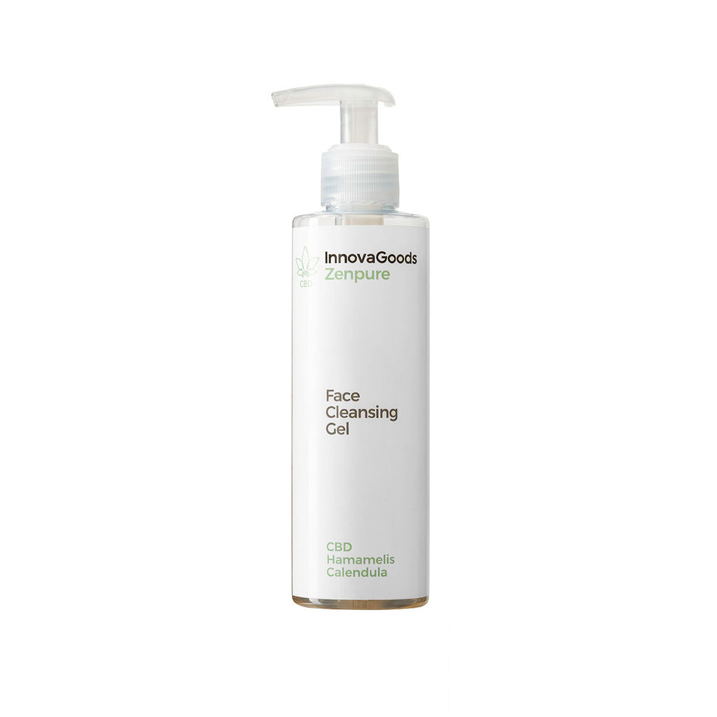 InnovaGoods Elektrisches Gesichts-Sauna-Pack, CBD Zenpure Gesichtsreiniger 200 ml, CBD Zenfresh Toner 150 ml