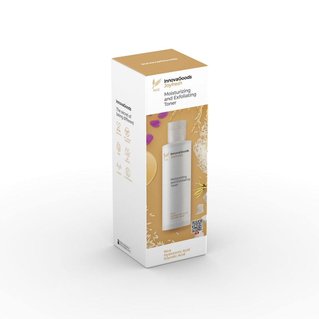 InnovaGoods Elektrisches Gesichtssauna-Set, Rice Joypure Gesichtsreiniger 200 ml & Rice Joyfresh Gesichtstoner 150 ml