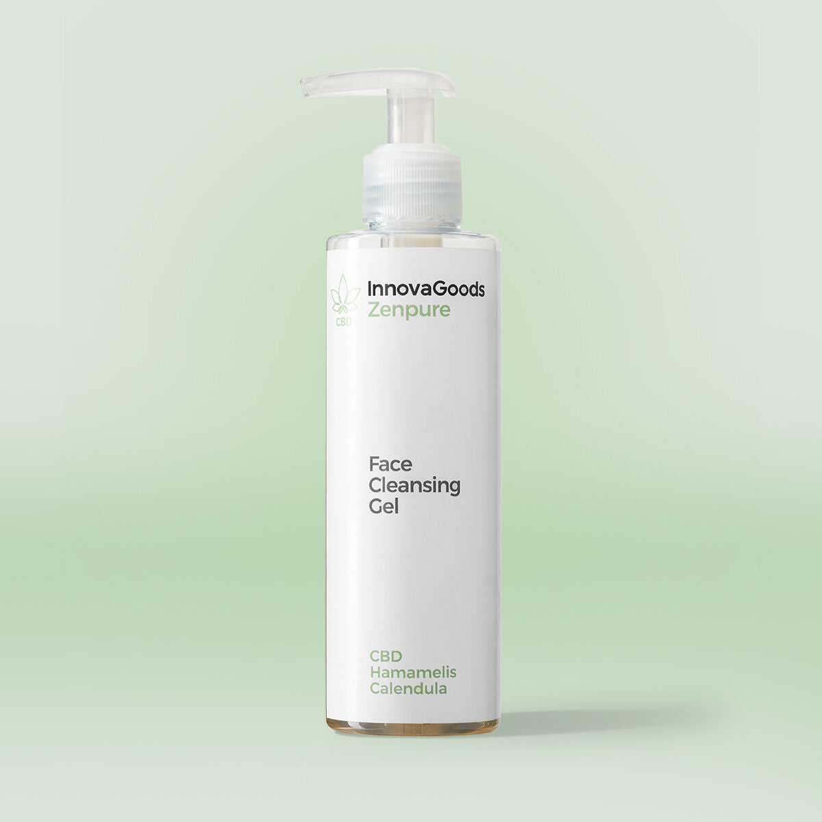 InnovaGoods Elektrisches Gesichts-Sauna-Pack, CBD Zenpure Gesichtsreiniger 200 ml, CBD Zenfresh Toner 150 ml