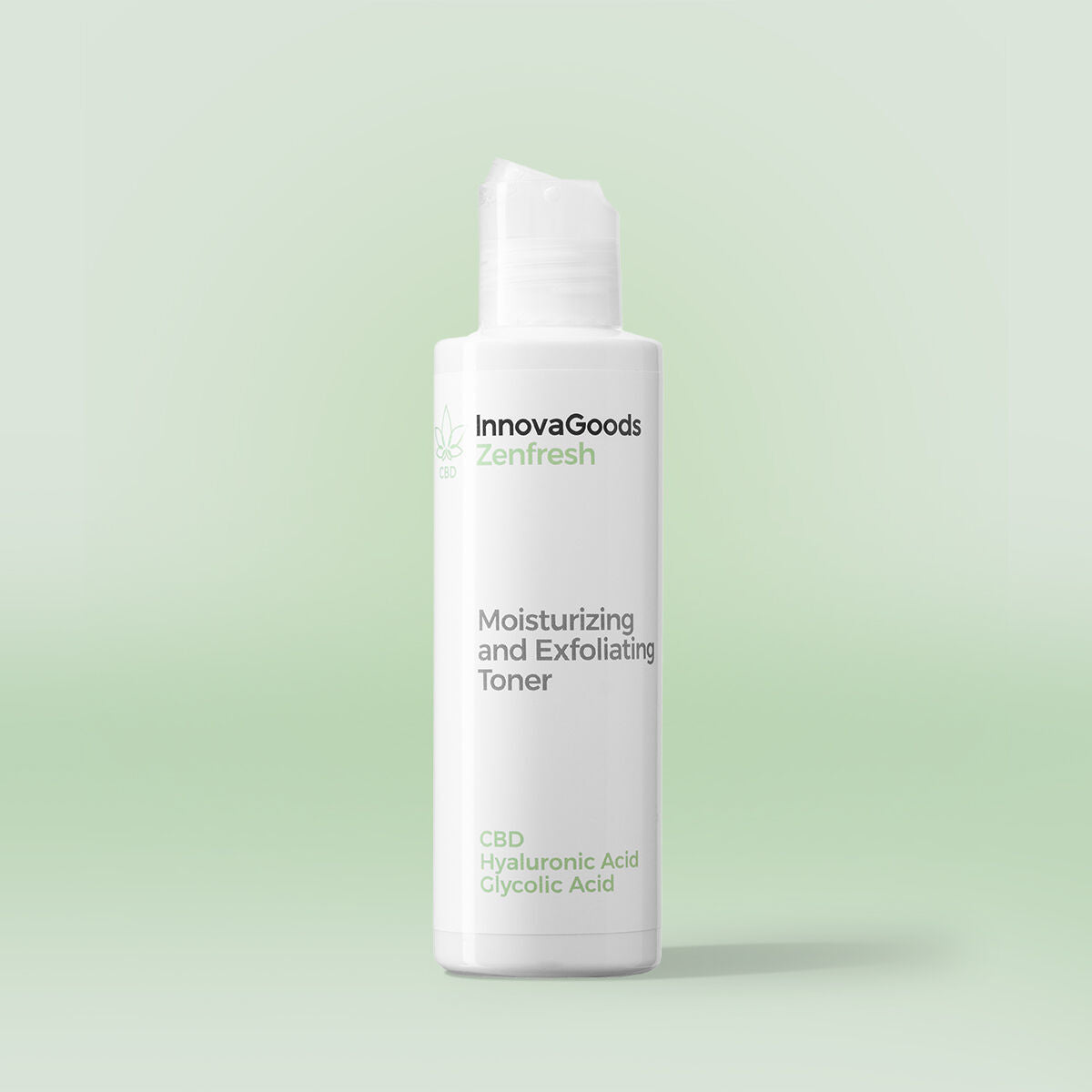 InnovaGoods Elektrisches Gesichts-Sauna-Pack, CBD Zenpure Gesichtsreiniger 200 ml, CBD Zenfresh Toner 150 ml