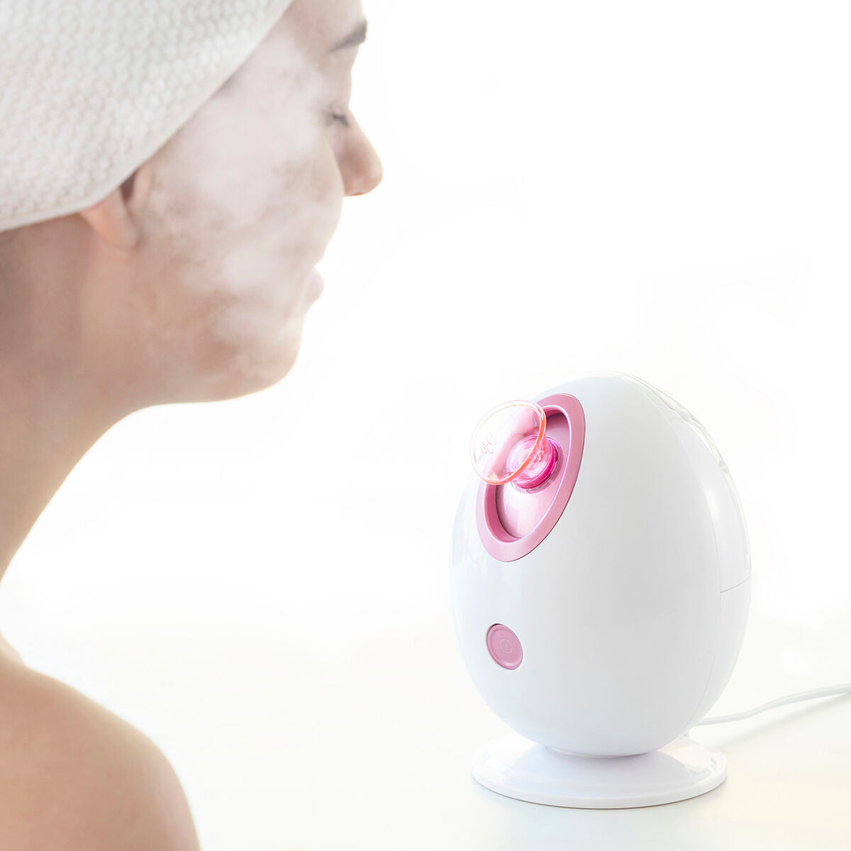 InnovaGoods Elektrisches Gesichtssauna-Set, Rice Joypure Gesichtsreiniger 200 ml & Rice Joyfresh Gesichtstoner 150 ml