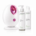 InnovaGoods Elektrisches Gesichts-Sauna-Pack, CBD Zenpure Gesichtsreiniger 200 ml, CBD Zenfresh Toner 150 ml