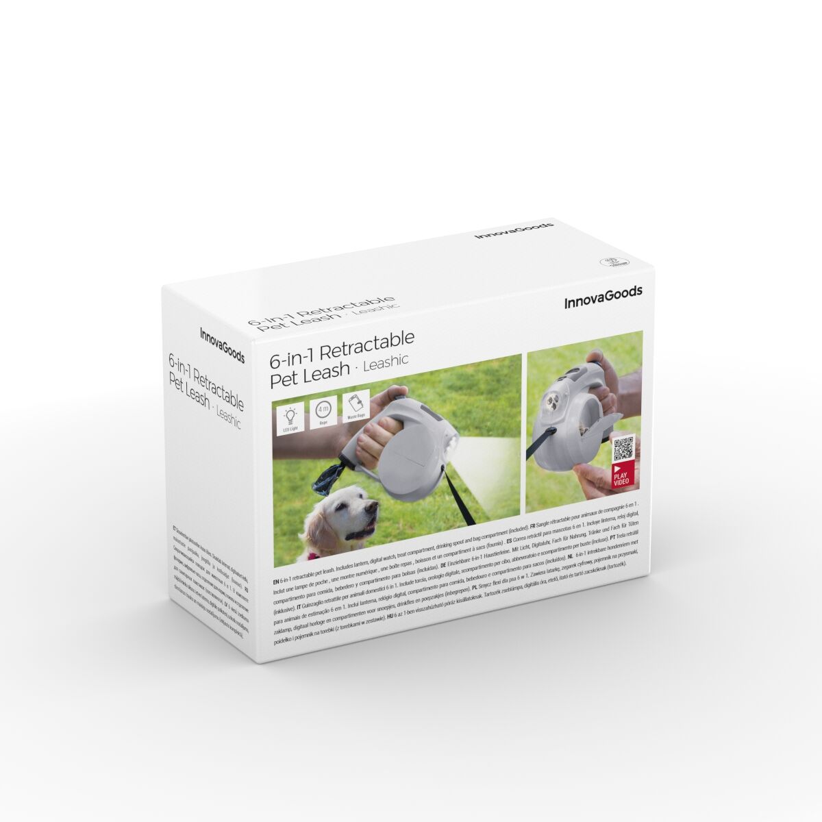 InnovaGoods Einziehbare Hundeleine 6 in 1 Leashic